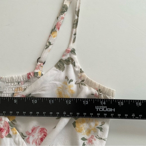 Hollister Women’s  Babydoll Dress Sz M Floral Mini Tiered Festival Concert Boho - Picture 6 of 8